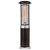 Bali outdoors propane patio heater stainless steel standing 36000 btus portable commercial outdoor gas patio heater with glass tube for deck garden and porch  urban country home decor