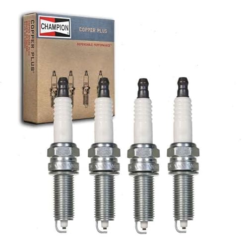 4 pc Champion Copper Plus Spark Plugs compatible with Hyundai