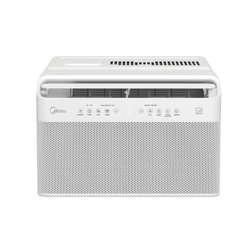 Image of Midea 12,000 BTU DOE U-Shaped Smart Window Air Conditioner, for spaces up to 550 sq. ft., Cool, Auto, Dry (dehumidify), Fan - MAW12AV1QWT-C