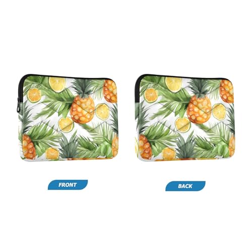 Funda para portátil de 13-14 pulgadas con diseño de hojas de limón miniatura 2