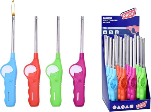 3 x Feuerzeug Gas XXL Stabfeuerzeug 27 cm lang nachfüllbar NEU & OVP