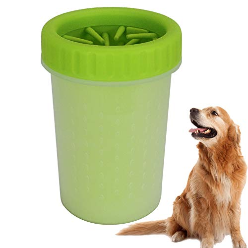 Lava Patas de Silicone Para Cães Verde G CBRN14507