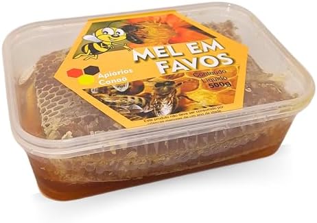 Favo de mel Natural - Florada Silvestre Sul de Minas Bandeja 500g