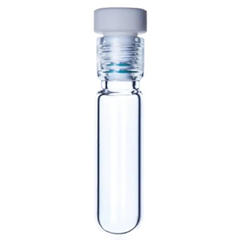 Sprzęt do przyrządów laboratoryjnych Szklana butelka wysokociśnieniowa Ciężka ściana z #15 Piersiówka laboratoryjna PTFE (120 ml 45 x 110)