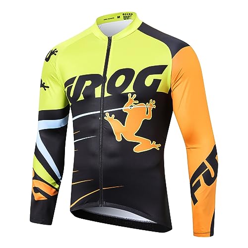 UGLY FROG Maillot Ciclismo Hombre Mangas Larga Ropa Camiseta Bicicleta MTB Primavera/Otoño