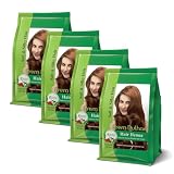 Prem Dulhan Hair Henna 125 g/4.40 Ounce for Vibrant & Long-Lasting Results, Natural Brown Shade, Ammonia-Free & PPD-Free Coloring, Sachets (Natural Brown, 125 gm (Pack of 4))