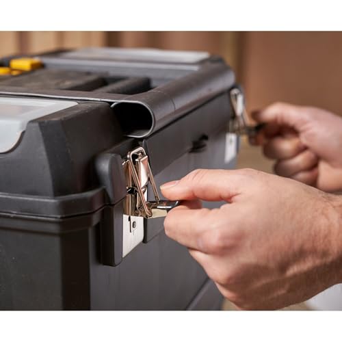 STANLEY Mobile Work Centre Toolbox, 2-in-1 Rolling Workshop with Stackable Units, Removable Toolbox, and Swivel Storage Carousel, 1-93-968 24 STANLEY Mobile Work Centre Toolbox, 2-in-1 Rolling Workshop with Stackable Units, Removable Toolbox, and Swivel Storage Carousel, 1-93-968 - Image 24