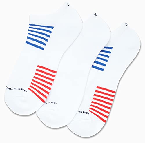Tommy Hilfiger Men's Low Cut Socks - 3 Pack Lightweight Cushion Comfort No Show Socks - Athletic Socks for Men (7-12)4