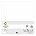 White Cardstock - 12 x 12 inch - 80Lb Cover - 25 Sheets