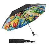 SY COMPACT Travel Umbrella Windproof Automatic Umbrellas-Factory Outlet Umbrella