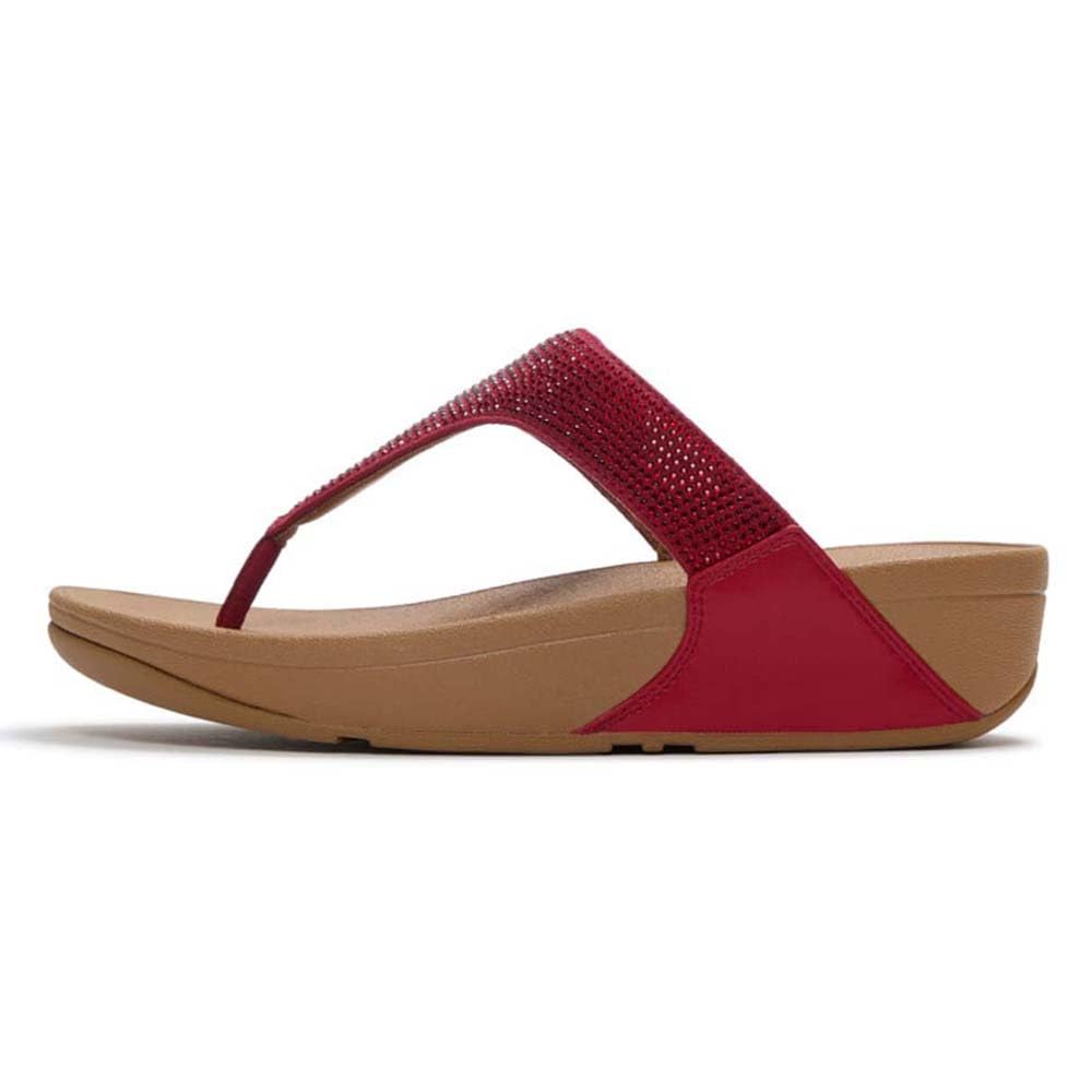 Fitflop LULU CRYSTAL EMBELLISHED TOE-POST SANDALS