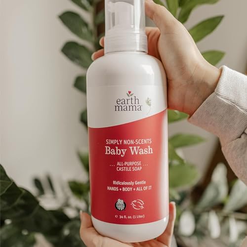Earth Mama 10-225-10-22L Simply Non-Scents Baby Wash Foaming Hand Soap Refill, Organic All-Purpose Body Wash For Sensitive Skin, Castile Soap thumb #6