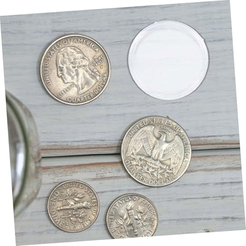 Cápsulas Plásticas Transparentes para Monedas, 200 pcs miniatura 6