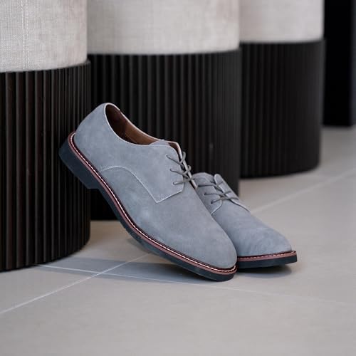Image of Gunnar and Troy Sentinel Mens Oxford Dress Shoes, Multi-Colors & Sizes | Men's Wingtip Oxford Dress Shoes, Soft Leather Classic Lace-Up Modern Shoes