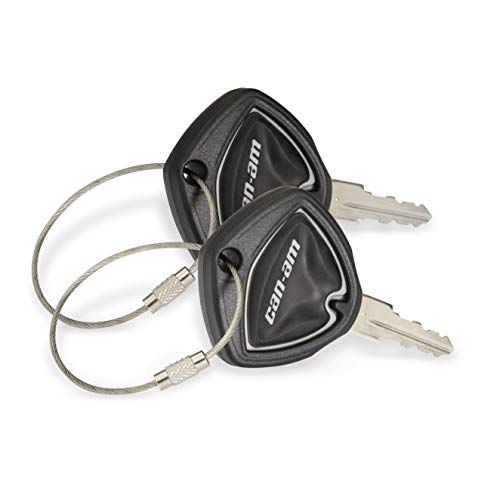 Big Bike Parts 41-182BK Black Can-Am Spyder Key Covers Key Chain,2 Pack thumb #1