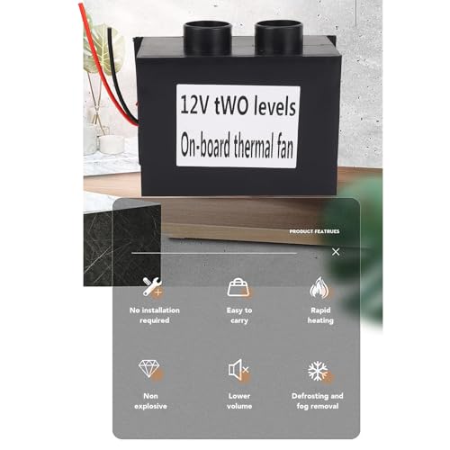 Chauffage de voiture portable 12V 600W pour un dégivrage rapide