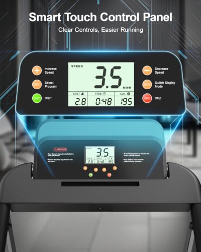 Treadmills for Home Walking Pad with Incline Caminadoras para Hacer Ejercicio 0 6 6 2 MPH - image 2