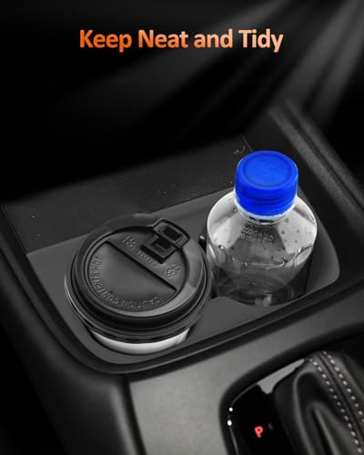 Image of CDEFG for 2023-2025 2026 Honda HR-V HRV Center Console Cup Holder Organizer Insert TPE Accessories