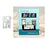 Filmtheater Metall Stanzschablone, Stanzformen, Stanzbögen, Prägeschablonen, Cutting Die Set, Stanzschablonen für DIY Scrapbooking, Fotoalbum Dekorative