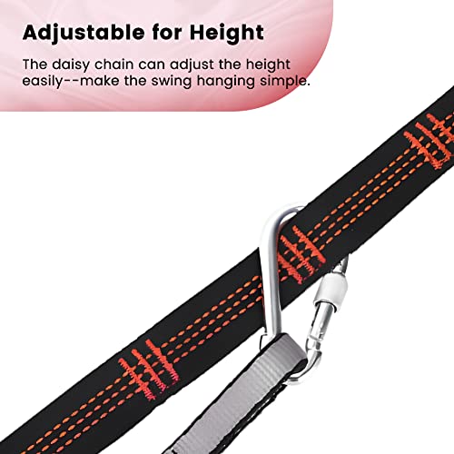 Sensory Swing for Kids Indoor with 360° Swivel Hanger for Calming & Relaxing with Special Needs, Sensory Swing Indoor Kids Adjustable Hammock Great for ADHD,Autism, Therapy Swings for Sensory Indoor - Thumbnail 6