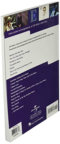 40 Elton John Songs: Really Easy Piano Series