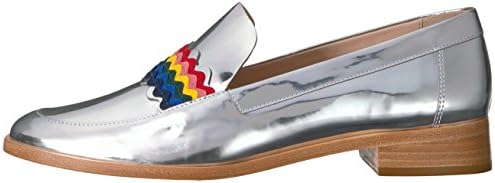 LOEFFLER RANDALL Women's Greta Loafer, Silver/Rainbow, 8 M US | Image 7