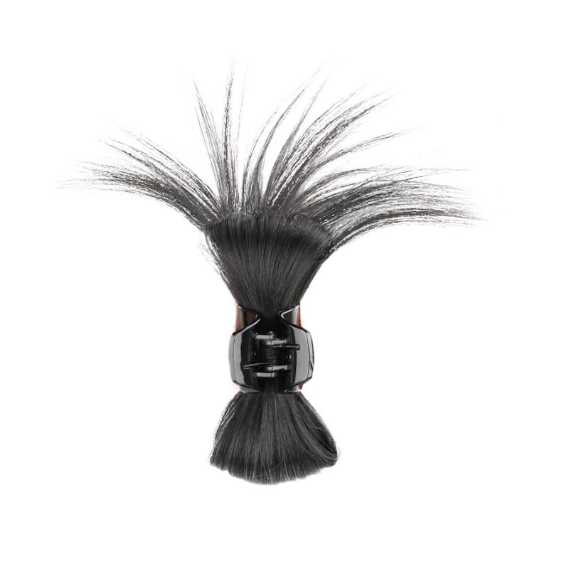 LUOLINGONGJUE® Feather Shuttlecock High Ponytail Clip, Shark Clip Hairpin for Women, Half-Tied Wig Headdress, Elegant Back Hair Accessory 3