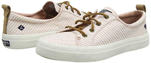 Sperry Crest Vibe listras de sugador, Rose/White, 9