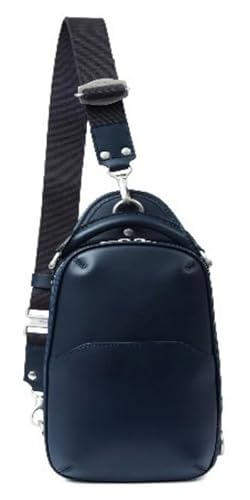 オリジナル牛革ワンショルダーボディバッグ 7色から選択 ブラック ブラウン チャコールグレー ダークブラウン ミッドナイトブルー ネイビー レッド 革製品 福島県 古殿 [07505-0037] (ミッドナイトブルー)