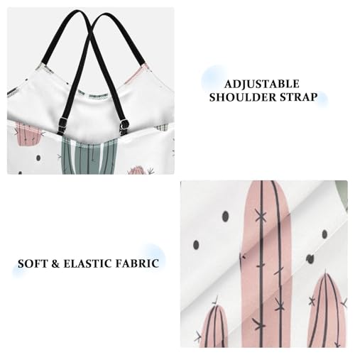 Cactus Cute White Kids One Piece Swimsuit Girls, Summer Beach Apparel, 3-103