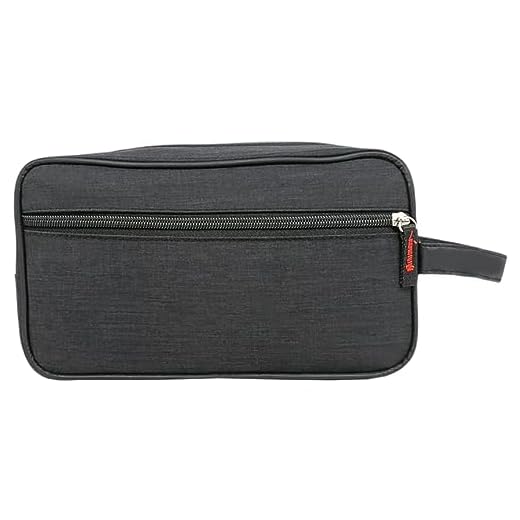Necessaire Masculina Viagem Trabalho Estojo Organizador (Preto)