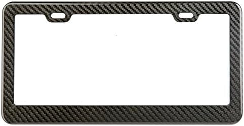 Carbon Fiber License Plate Frame (Gloss-Black)