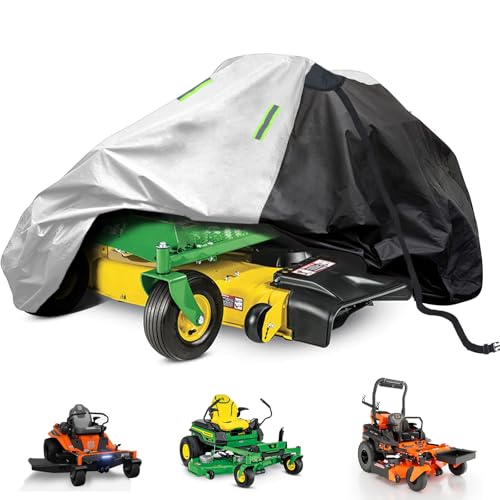 Zero-Turn Mower Cover Waterproof Heavy Duty Fabric Riding Lawn Mower