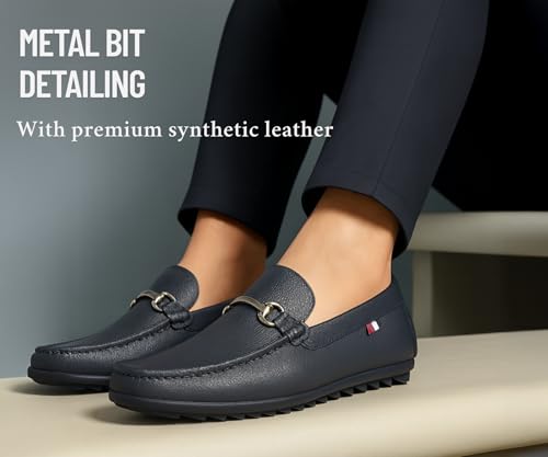Image of Kraasa Men Premium Causal Loafers | Driving Loafers | Lighweight Slip-On's | Soft Cushioned Insole | Super Flexible, Comfortable for Men