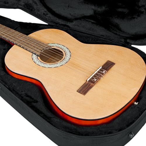 Gator Cases GL-Classic Gitarrenkoffer – Leichter Hybrid-Koffer für Klassische Akustikgitarren, robuster Schutz mit Tragegriff & Zubehörfach – Schwarz (GL-Classic)