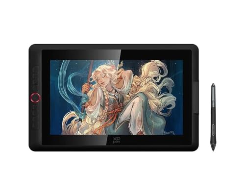 Mesa Digitalizadora XP-Pen Artist 15.6 Pro V2 Preto com Tela 15.6” 1080p 99% sRGB 16384 níveis de pressão