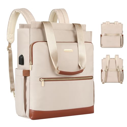 Convertible Tote Laptop Backpack for Women