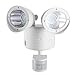 Produktbild Moclever 22 LED Solarleuchten, Doppelkopf Bewegung Sensor Solar Sicherheitslicht Super Hell Sicherheit Detektor Wasserdicht Solar PIR Sensor Lampe für Garten Yard Garage Terrasse Auffahrt (Weiß)