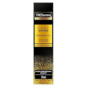 TRESemmé Lamellar Shine Finishing Hair Oil with patented Lamellar Technology lightweight hair treatment for an ultra-glossy salon finish 75 ml