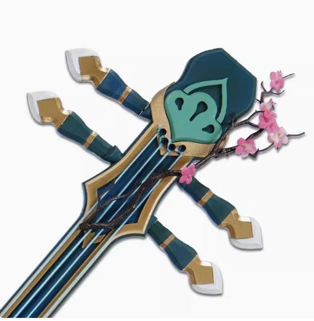 スターレイル　ルアンメェイ　コスプレ　武器　小道具 Amazon.co.jp: 崩壊スターレイル ルアン・メェイ 琴 88CM 武器 PU製