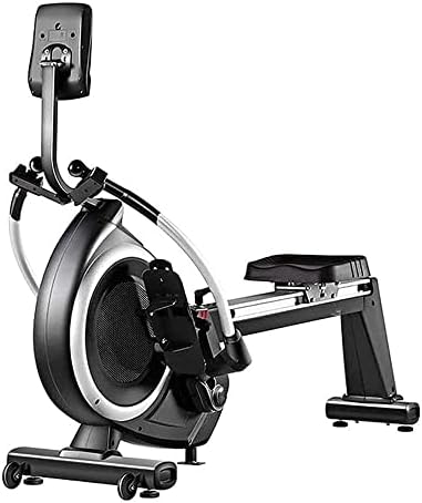 BUZZNN Foldable Rowing Machine for Home Use and Indoor Workout, Cardio Machine with LCD Monitor, 12 Adjustable Resistance Levels, Suitable for Home Gym Workout