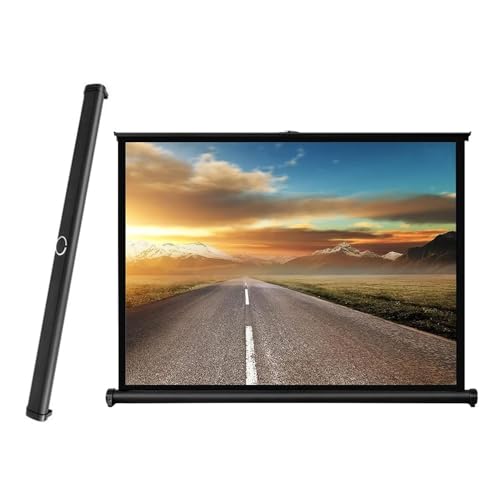 Pantalla Retráctil Manual para Proyector de 50 pulgadas miniatura 1