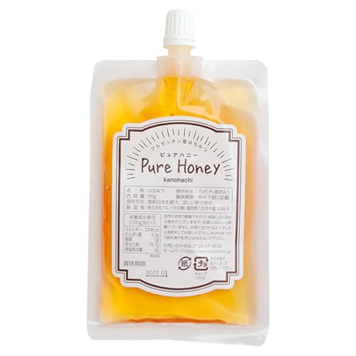 かの蜂 蜂蜜 エコパック アルゼンチン産ピュアハニー 90g×1袋 メール便