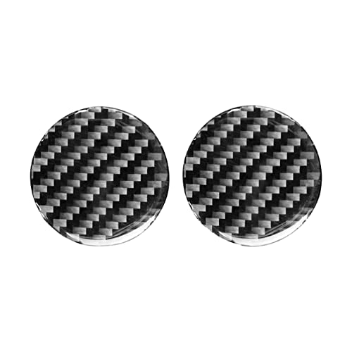 Autocollant en fibre de carbone rouge et noir compatible avec Land Rover Discovery 4 2010-2016 (classique, coussinet de tasse d'eau) Cover