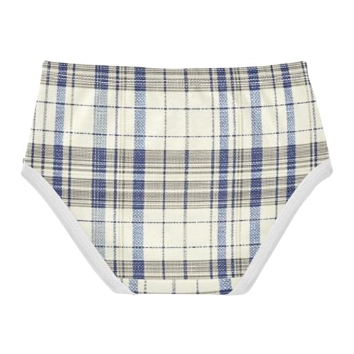 Girls' Sport Panties Breathable Underwear for Kid Checkered Plaid2