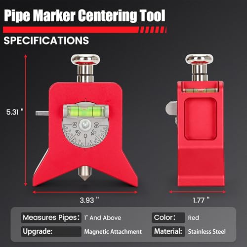 Herramienta buscadora magnética para tuberías con punzón automático miniatura 5