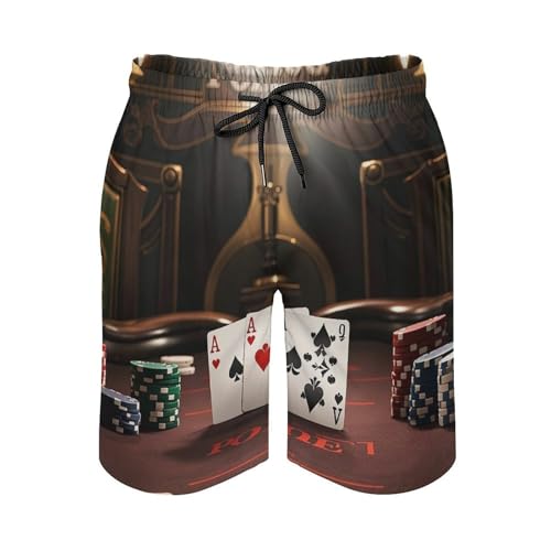 Poker Tournament Mens Swim Trunks Quick Dry Swim Shorts with Mesh Lining Funny Board Shorts Bathing Suits3