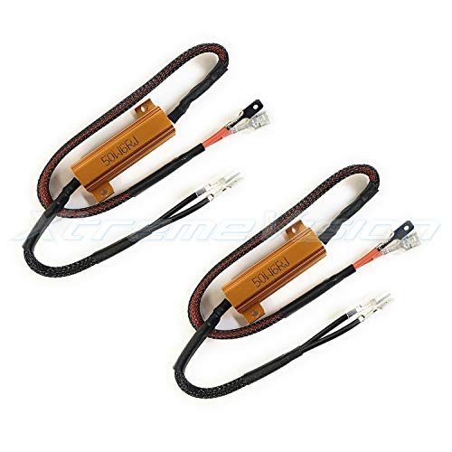 XtremeVision® LED Anti Flicker Resistor Decoder Plug and Play Error Free (1 Pair) - H1 / H3