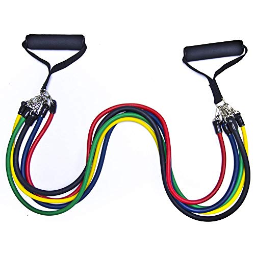 Kit Tubing Elasticos Fitness Exercicios Funcional Extensores