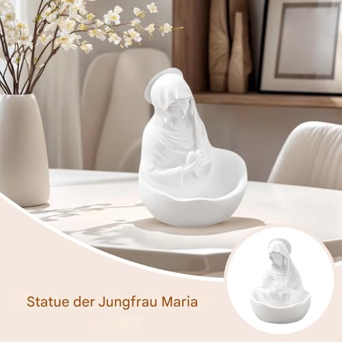 Chapelet et porte-chapelet Marie pour cheminée et table à manger - 8